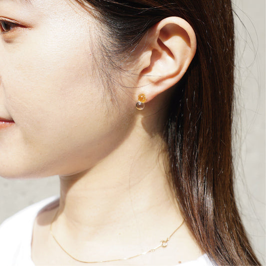 ピアス プチクルール(イエロー)| HARIO NETSHOP限定