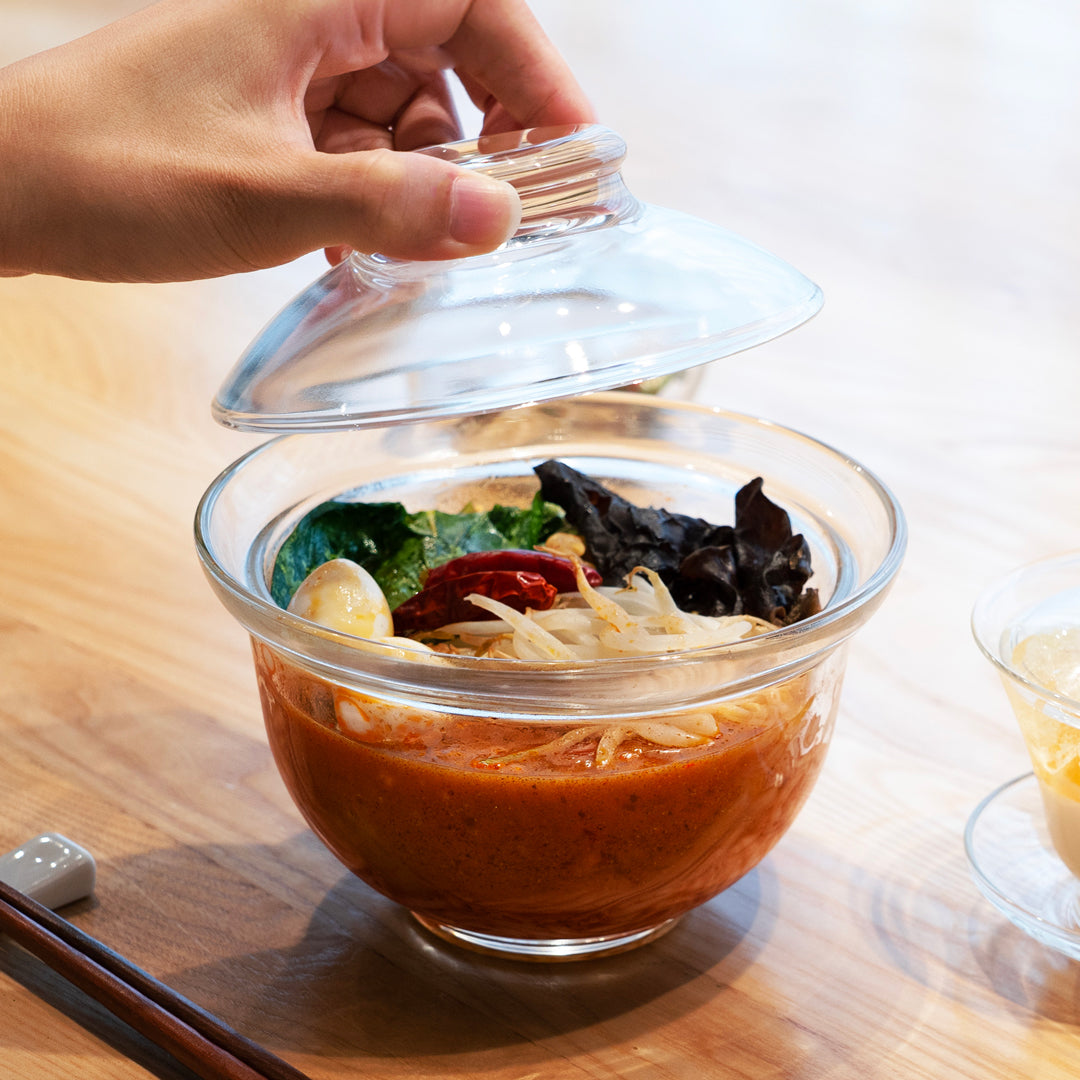 ガラスのある生活 ガラスの丼鉢