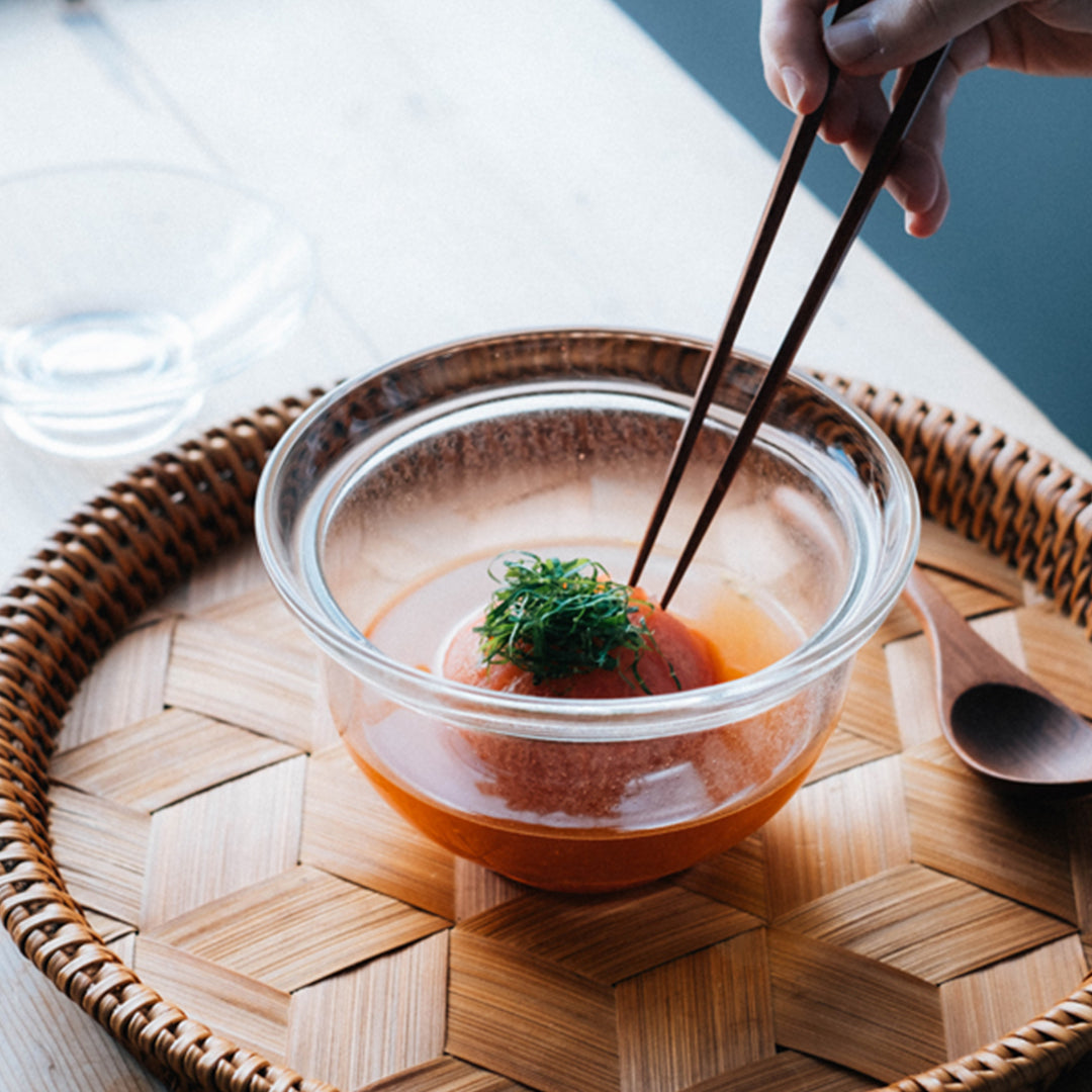ガラスのある生活　ガラスの丼鉢