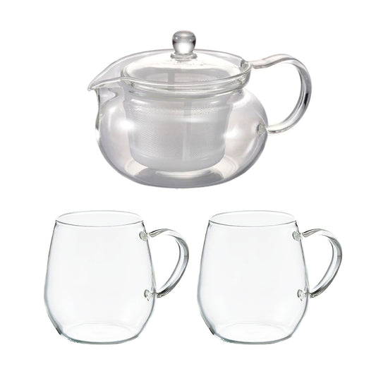 茶茶急須・丸 AYAORI＆ラウンドマグ2個セット