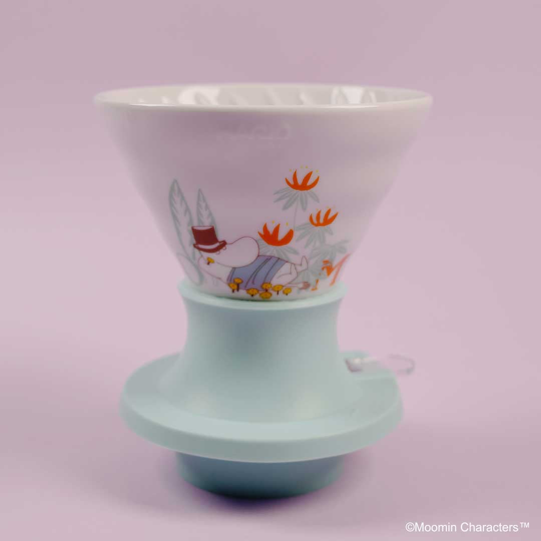 MOOMIN×HARIO Ceramic Immersion Coffee Dripper SWITCH mint blue