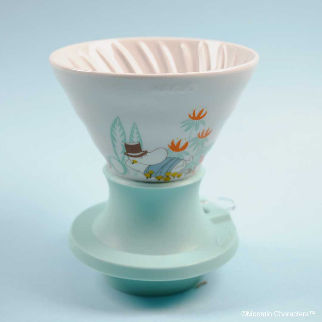 MOOMIN×HARIO Ceramic Immersion Coffee Dripper SWITCH mint blue