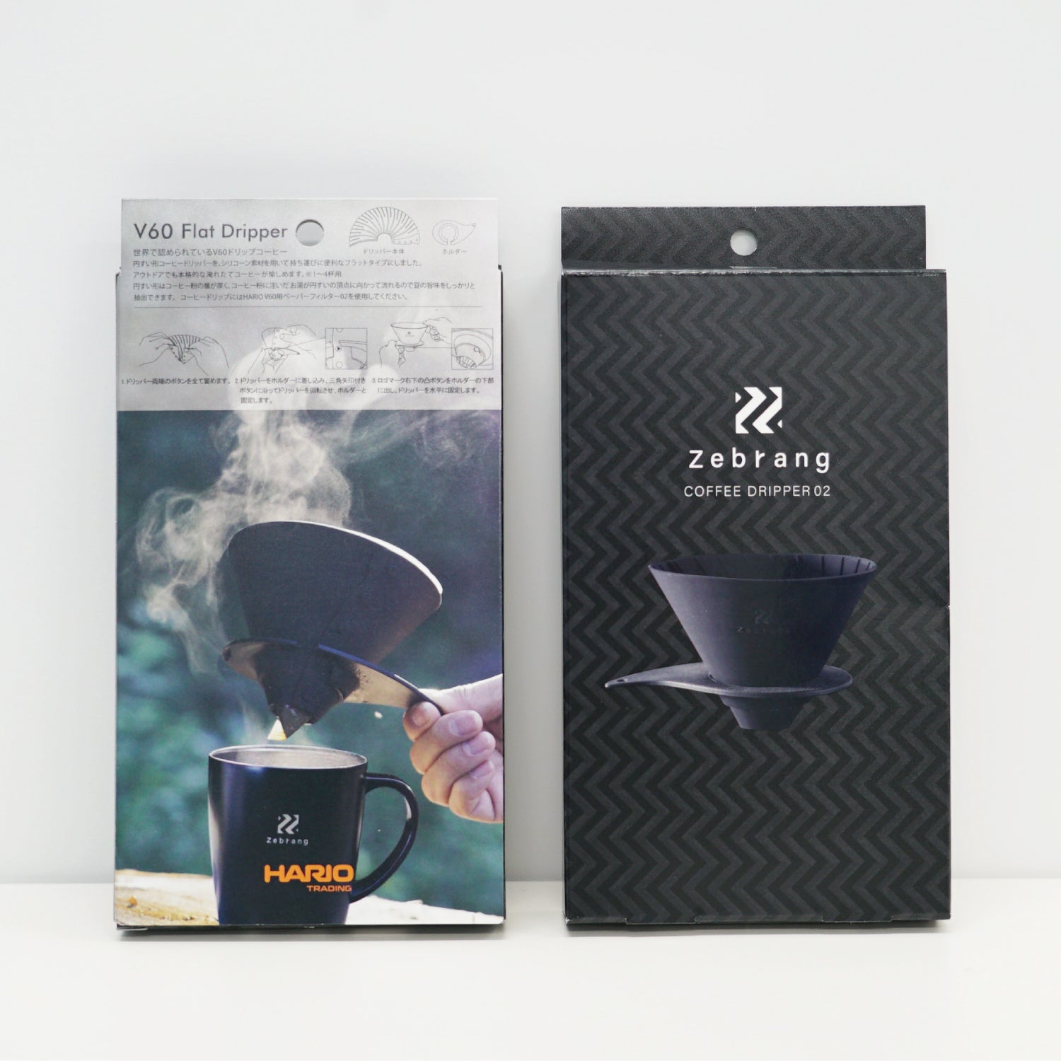 V60 フラットドリッパー Zebrang